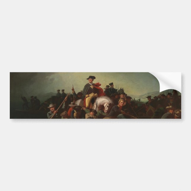 George Washington überquert den Delaware Autoaufkleber (Vorne)