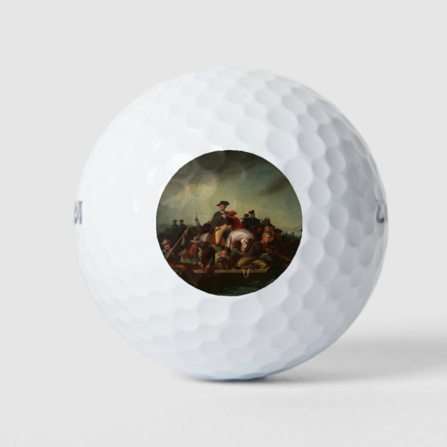 George Washington überquert den Delaware Golfball (Vorderseite)