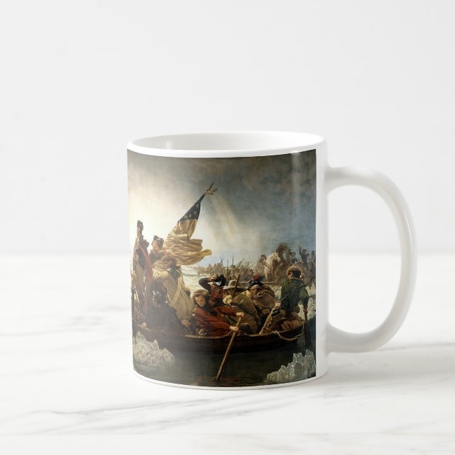 George Washington überquert den Delaware Kaffeetasse (Rechts)