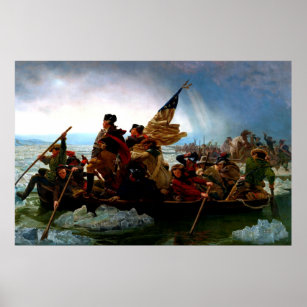 George Washington überquerte den Delaware River 18 Poster