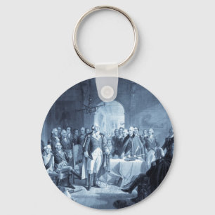 George Washington und sein Generalschlüsselanhänge Schlüsselanhänger