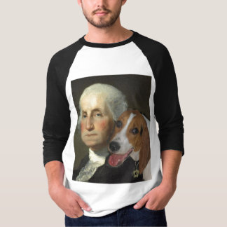 George Washington und sein Hund T-Shirt