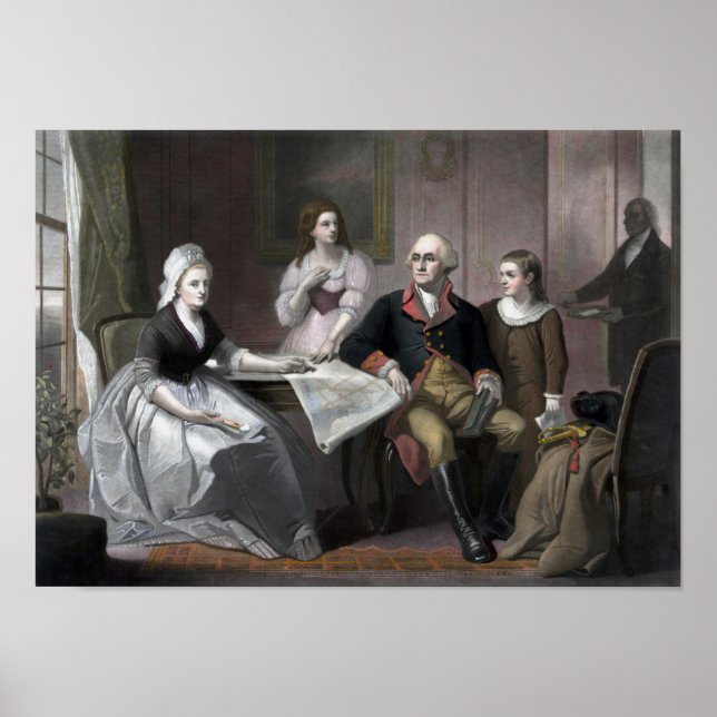 George Washington und seine Familie Poster (Vorne)