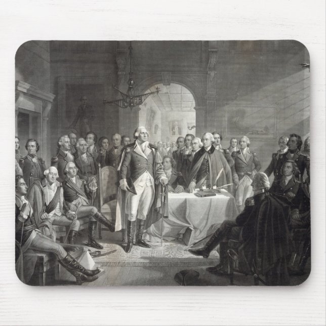 George Washington und seine Generäle mousepad (Vorne)