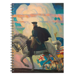 George Washington von Newell Convers Wyeth Notizblock