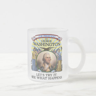 George Washington-Wahl Stein Mattglastasse