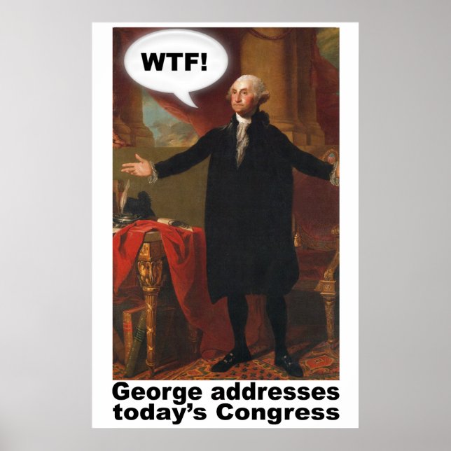 George Washington WTF (mit Titel) Poster (Vorne)
