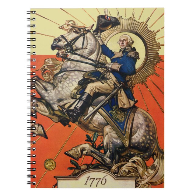George Washington zu Pferd Notizblock (Vorderseite)