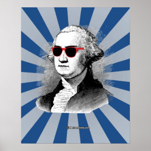 George- WashingtonParty-Gläser Poster