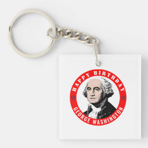 George Washingtons Geburtstag Schlüsselanhänger