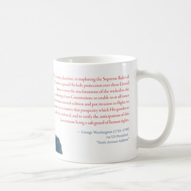 George- WashingtonTasse #8 Kaffeetasse (Rechts)