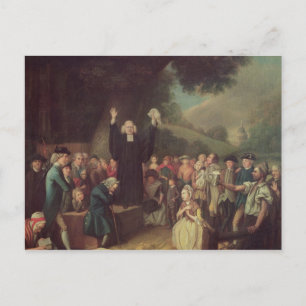 George Whitefield predigt Postkarte