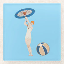Georges Barbier Au Lido 1924 Fashion Illustration