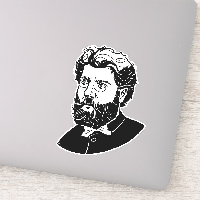 Georges Bizet Aufkleber (Detail)
