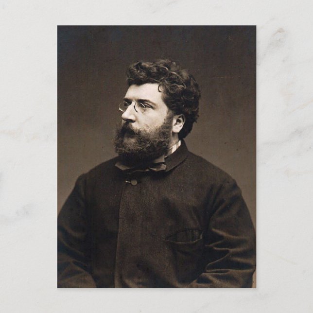 Georges Bizet Postkarte (Vorderseite)
