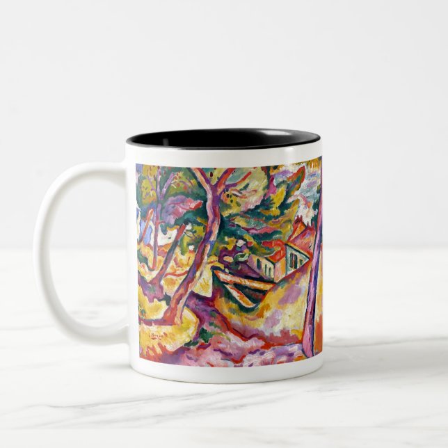 Georges Braque Landschaft bei L'Estaque Zweifarbige Tasse (Links)