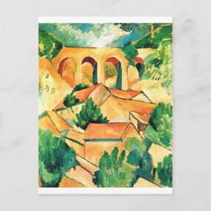 Georges Braque - Viaduc de l'Estaque Malerei Postkarte