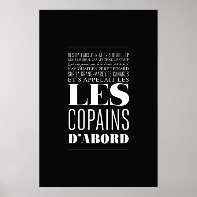 Georges Brassens Poster (Vorne)