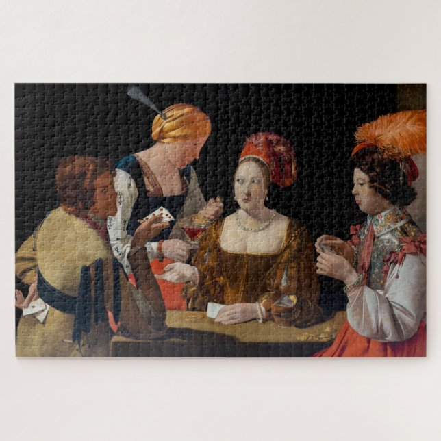Georges de la Tour - Betrug mit dem Karo-Ass (Horizontal)