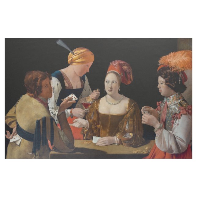 Georges de la Tour - Cheat with Ace of Diamonds Stoff (Yard (91,4 cm))