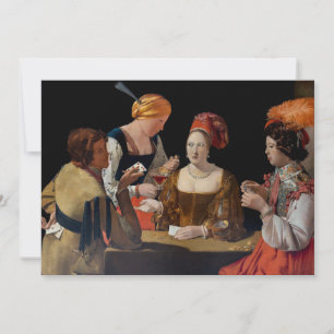 Georges de la Tour - Falschspieler mit Karo-Ass Einladung
