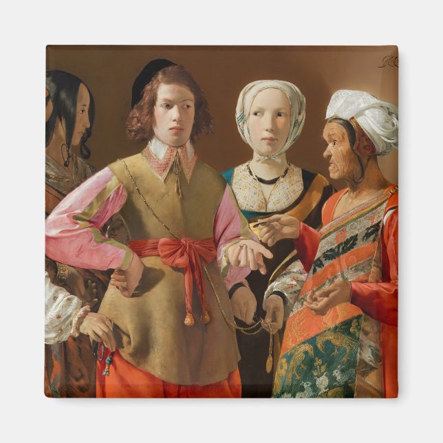 Georges de la Tour - The Fortune Teller Magnet (Vorne)