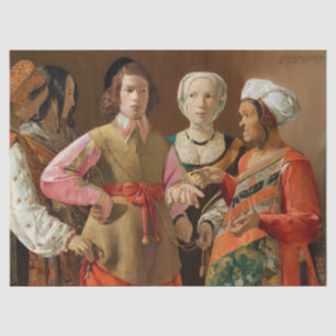 Georges de la Tour - The Fortune Teller Seidenpapier