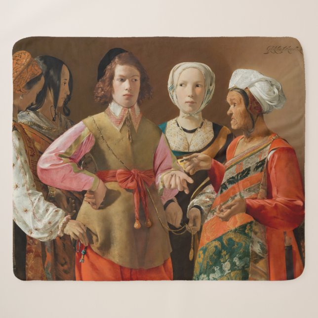 Georges de la Tour - The Fortune Teller Sherpadecke (Vorderseite (Horizontal))