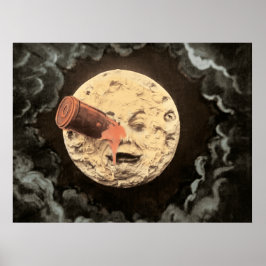 Georges Melies 1902 Film Le voyage dans la lune Poster