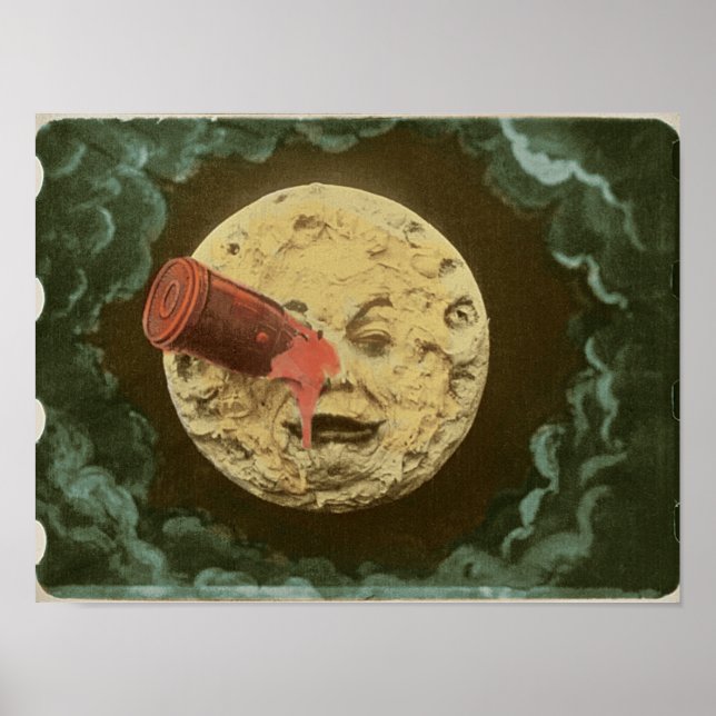 Georges Méliès – Le Voyage dans la lune – 1902 Poster (Vorne)