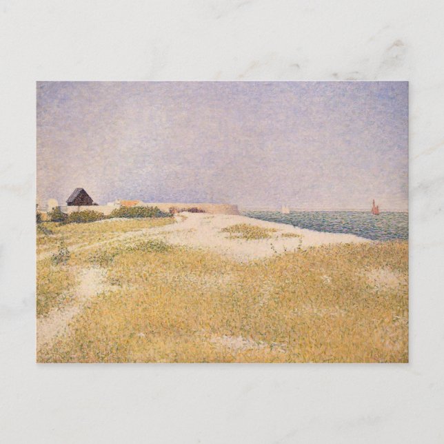 Georges Pierre Seurat | Aussicht auf Fort Samson,  Postkarte (Vorderseite)