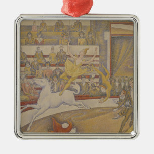 Georges Pierre Seurat der Zirkus, 1891 Silbernes Ornament
