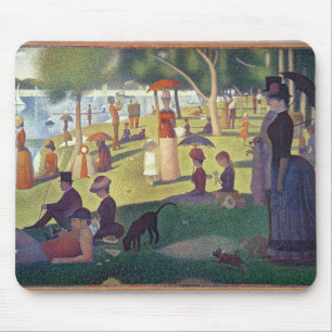 Georges Pierre Seurat Sonntagnachmittag am i Mousepad