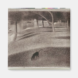 Georges Pierre Seurat   Studie für Sonntagnachmitt Magnet