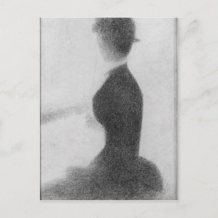 Georges Pierre Seurat Studie für Sonntagnachmitt Postkarte