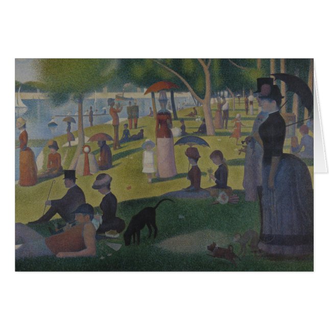 Georges Seurat - A Sunday on La Grande Jatte (Vorderseite (Horizontal))