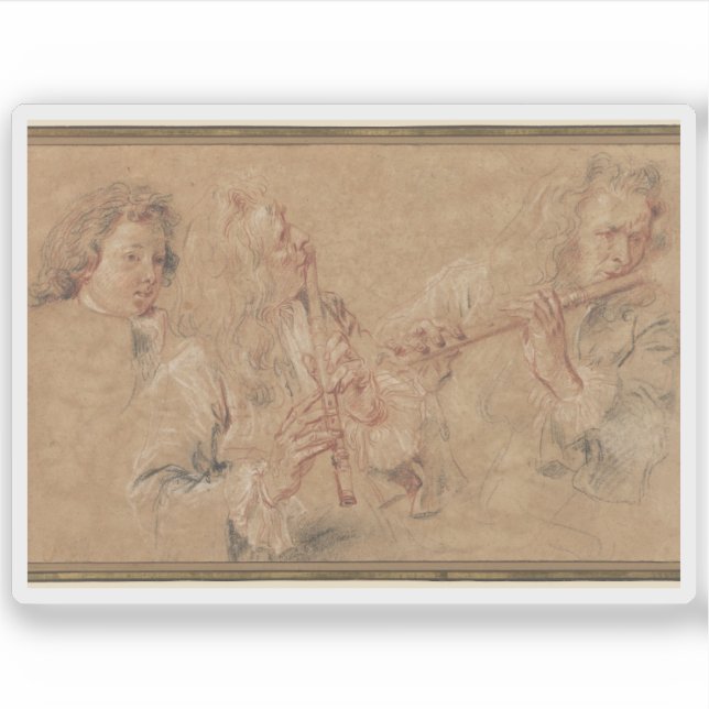 Georges Seurat - Aufkleber (Vorderseite)