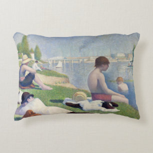 Georges Seurat - Badende bei Asnieres Dekokissen