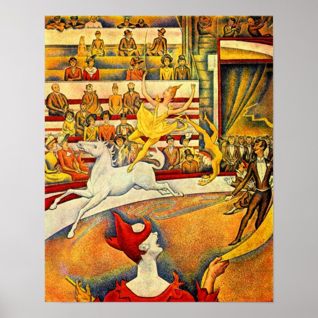 Georges Seurat-Circus Poster (Vorne)