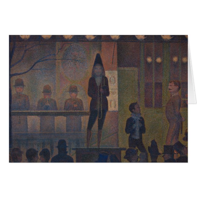 Georges Seurat - Circus Sideshow (Vorderseite (Horizontal))