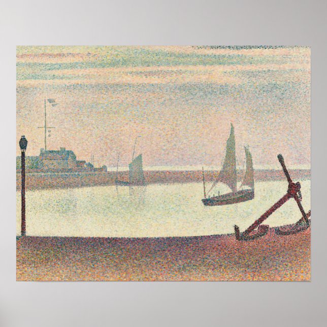 Georges Seurat - Der Kanal bei Gravelines Poster (Vorne)
