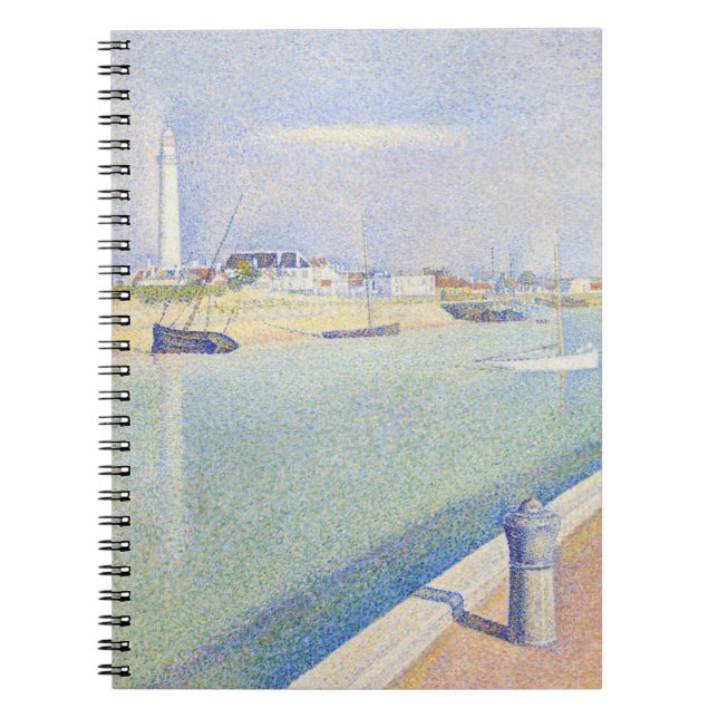 Georges Seurat - Der Kanal der Gravelines Notizblock (Vorderseite)