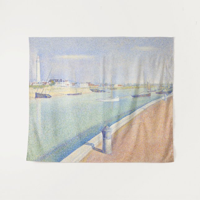Georges Seurat - Der Kanal der Gravelines Wandteppich (Vorderseite (Horizontal))