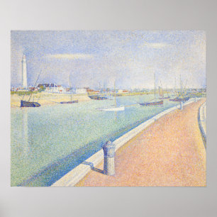 Georges Seurat - Der Kanal von Gravelines Poster
