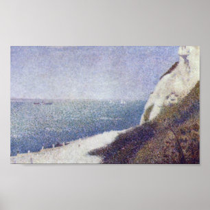 Georges Seurat - Der Strand Le Bas Butin Honfleur Poster