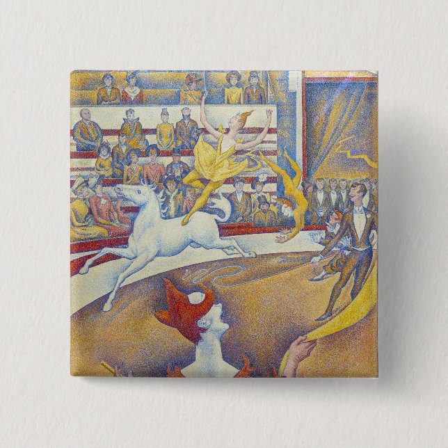 Georges Seurat - Der Zirkus Button (Vorderseite)