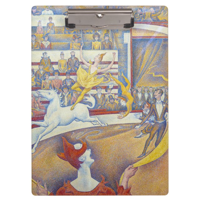 Georges Seurat - Der Zirkus Klemmbrett (Vorderseite)