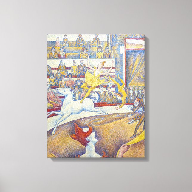 Georges Seurat - Der Zirkus Leinwanddruck (Vorderseite)