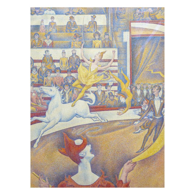 Georges Seurat - Der Zirkus Tischdecke (Vorderseite)