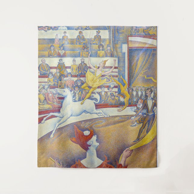 Georges Seurat - Der Zirkus Wandteppich (Vorderseite)